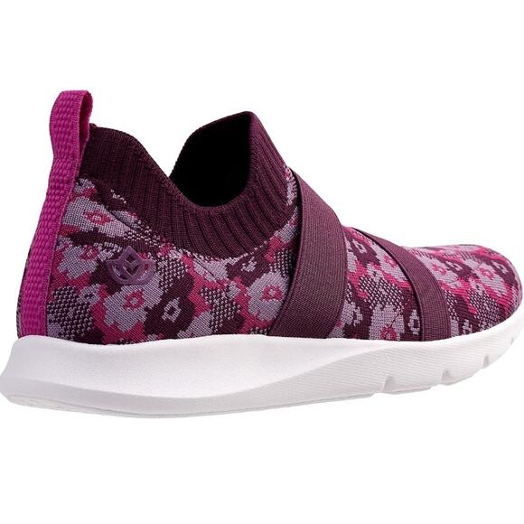 Spenco Womens Karma Stretch Floral Sneaker, Fuchsia, Size 8 B - Picture 8 of 9